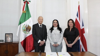 Gertz Manero como embajador de México en Reino Unido. (Foto: @Embamexru)