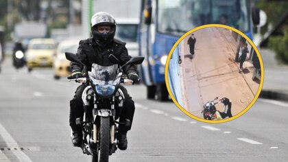 En video quedó nuevo hurto de motocicleta a trabajador de Picap en Bosa: esta vez sí se la llevaron