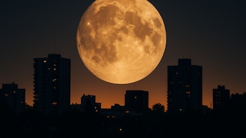 Por qué la Luna parece