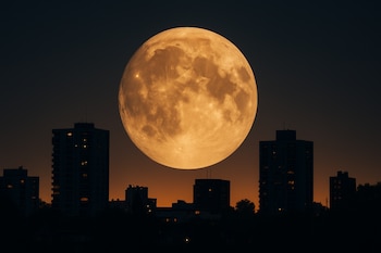 La Luna llena de Nieve