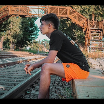 El joven se escapó de