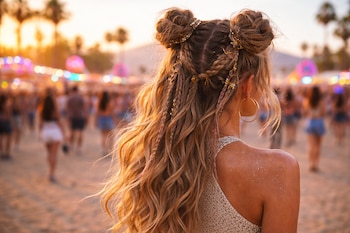 La autenticidad y la actitud marcan la verdadera tendencia en Coachella 2026, donde el cabello se convierte en expresión única de identidad (Imagen Ilustrativa Infobae)