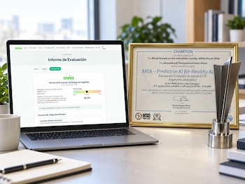 AVIA, la herramienta de Fundación Cuidados de Salud, obtuvo en Ginebra el reconocimiento de la Unión Internacional de Telecomunicaciones como WSIS Prizes 2026 Champion en E-health