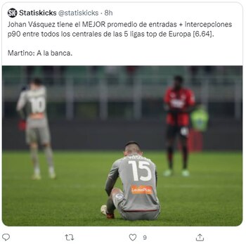 johan vasquez sigue siendo banca de gerardo martino