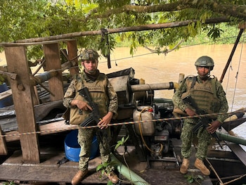 La destrucción controlada de dragas