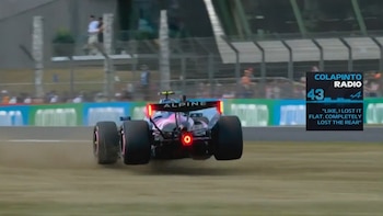 La extrema salida de pista de Franco Colapinto en Silverstone que lo hará largar 19° el GP de Gran Bretaña: “Perdí el control por completo”