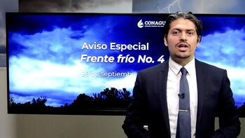 Emitieron aviso especial por el