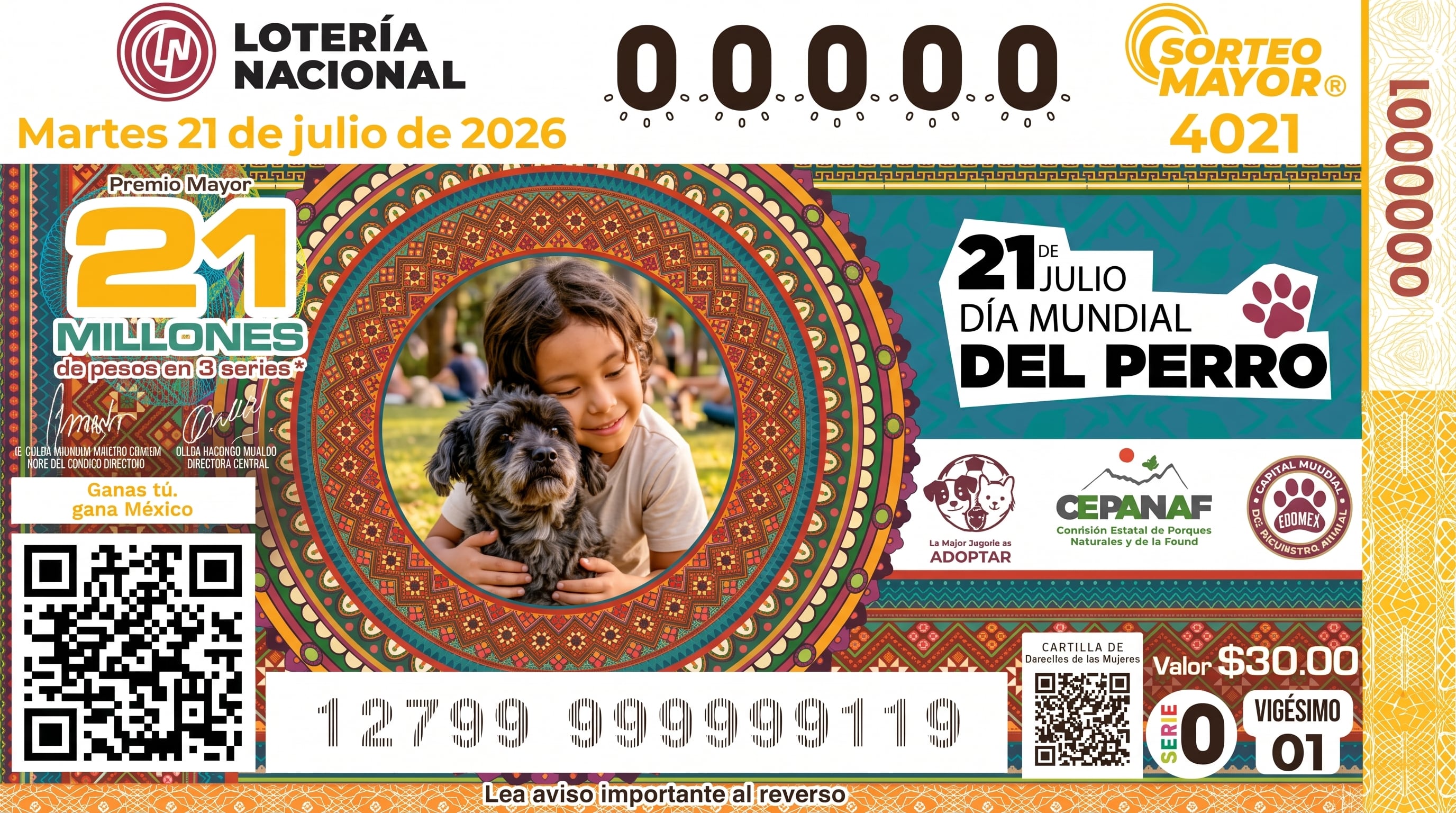 Resultados Lotería Nacional del Sorteo Mayor 4021 del martes 21 de julio: premio mayor y reintegros