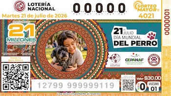 Resultados Lotería Nacional del Sorteo Mayor 4021 del martes 21 de julio: premio mayor y reintegros