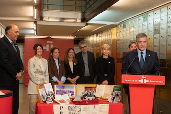 El Instituto Cervantes recibió objetos de Borges y María Kodama