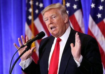 El ex presidente estadounidense Donald