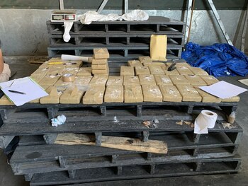 También incautaron 3,600 litros de