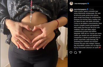 Marcela Pagano anunció su embarazo