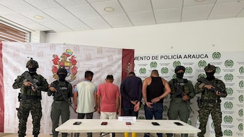 Capturan en Arauca cuatro integrantes