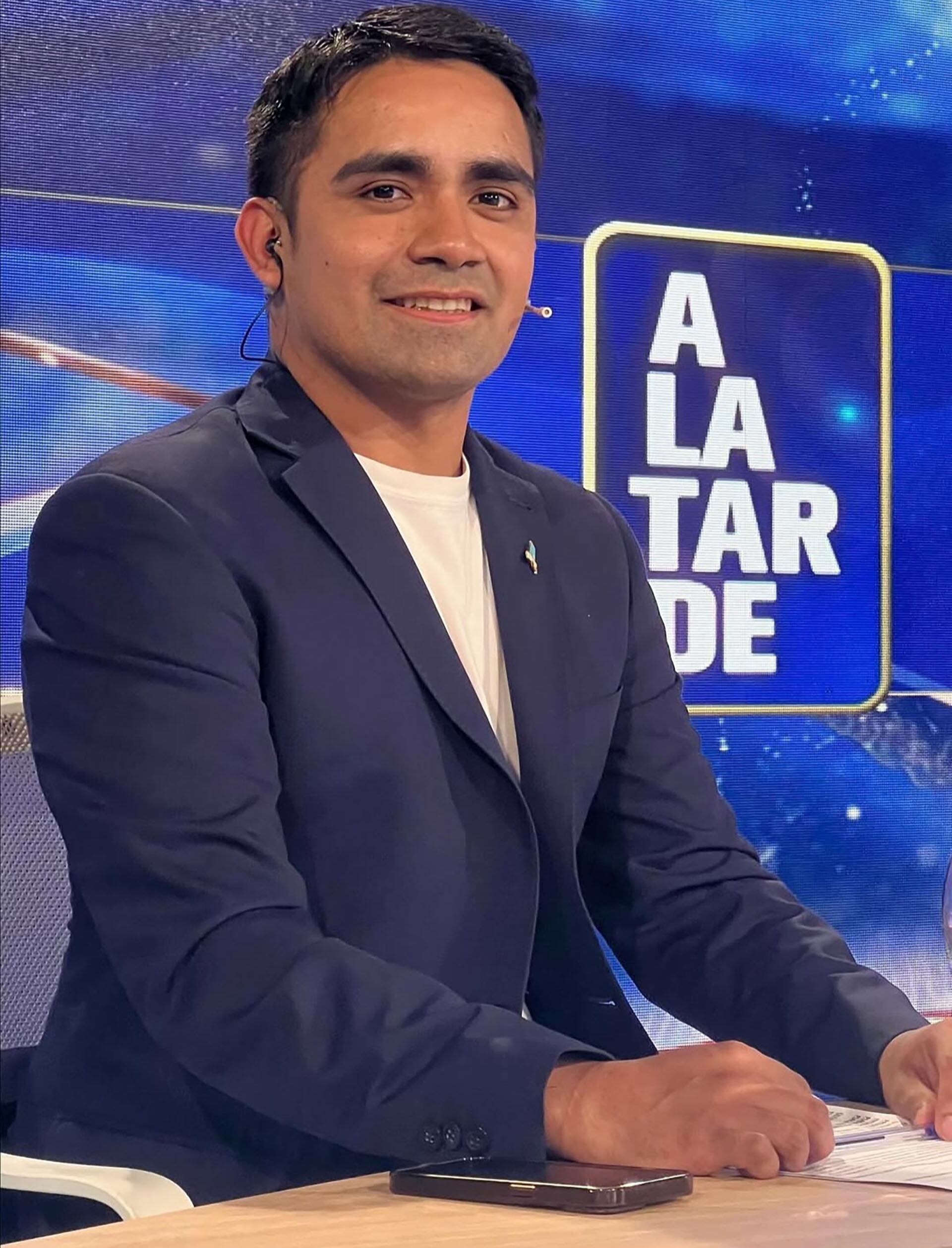 Oliver tuvo su gran oportunidad en A la Tarde (Gentileza Oliver Quiroz)