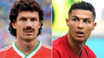 Las imágenes de los futbolistas