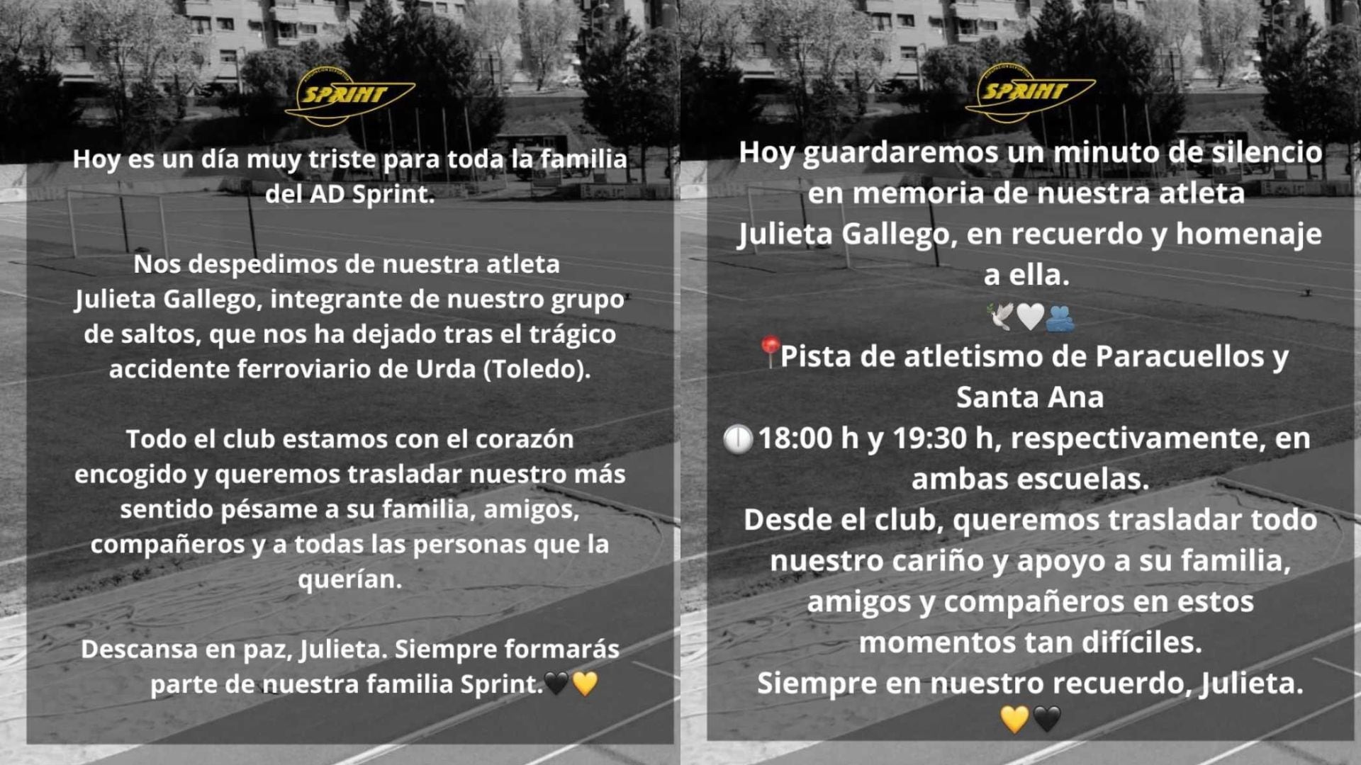 El comunicado de la Agrupación Deportiva Sprint (@agrupaciondeportivasprint)