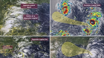 Depresión tropical Seis-E y tormenta tropical Elida se mantienen bajo vigilancia, reporta el Servicio Meteorológico Nacional