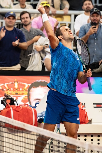 Laslo Djere festejó la clasificación