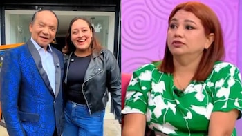 Heydi Amado, pareja de Melcochita, pone distancia al hablar del futuro del cómico: “Monserrat es la esposa, ella paga todo”