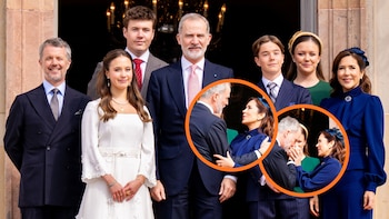 El rey Felipe aparece por sorpresa en Dinamarca para la confirmación de su ahijado Vincent: su tierno gesto con la reina Mary tras la pérdida de su padre