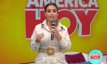 Ethel Pozo consternada por el alza de precios. (Foto: América TV)