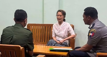 (Equipo de Información Militar de Myanmar/AFP)