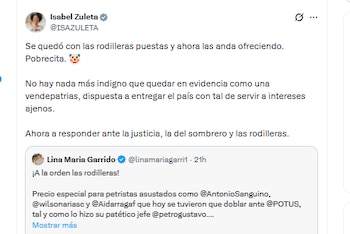 La congresista Isabel Zuleta señaló