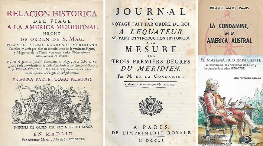 Títulos relacionados con la Misión Geodésica Francesa (MGF) en el Ecuador (Livirame)