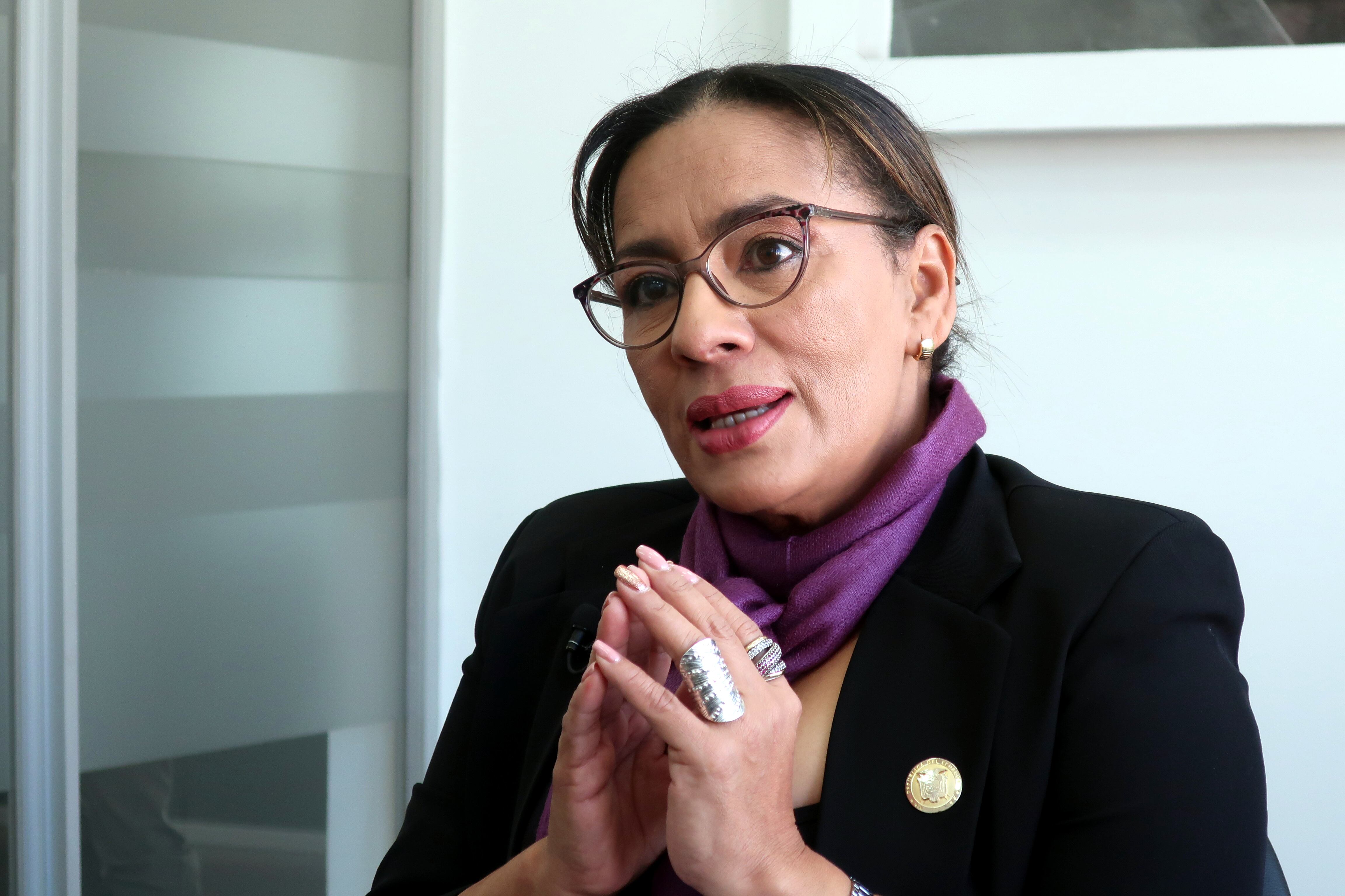 La ministra de Gobierno, Zaida Rovira. EFE/ Juan Francisco Chávez