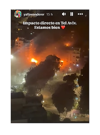 "Estamos bien", publicó Den en