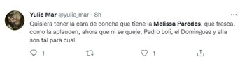 Usuarios arremetieron contra Melissa Paredes