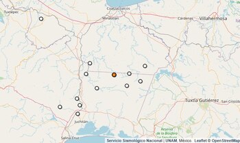 Temblor reportado en Oaxaca.
(SSN)