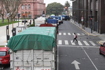 Fotos Camiones en Plaza de