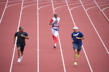 Snoop Dogg corrió los 200