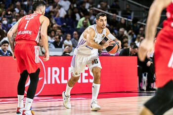 Alberto Abalde en un partido