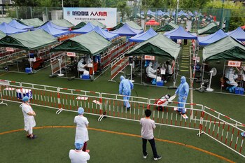 Un centro de testeo en