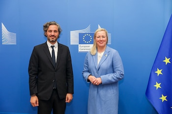 El canciller argentino mantuvo en