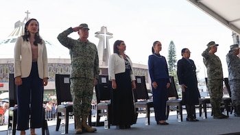 Sheinbaum recuerda que la mayor parte de las armas vienen de EEUU durante evento de “Sí al desarme, sí a la paz”. (Fotos: Presidencia)