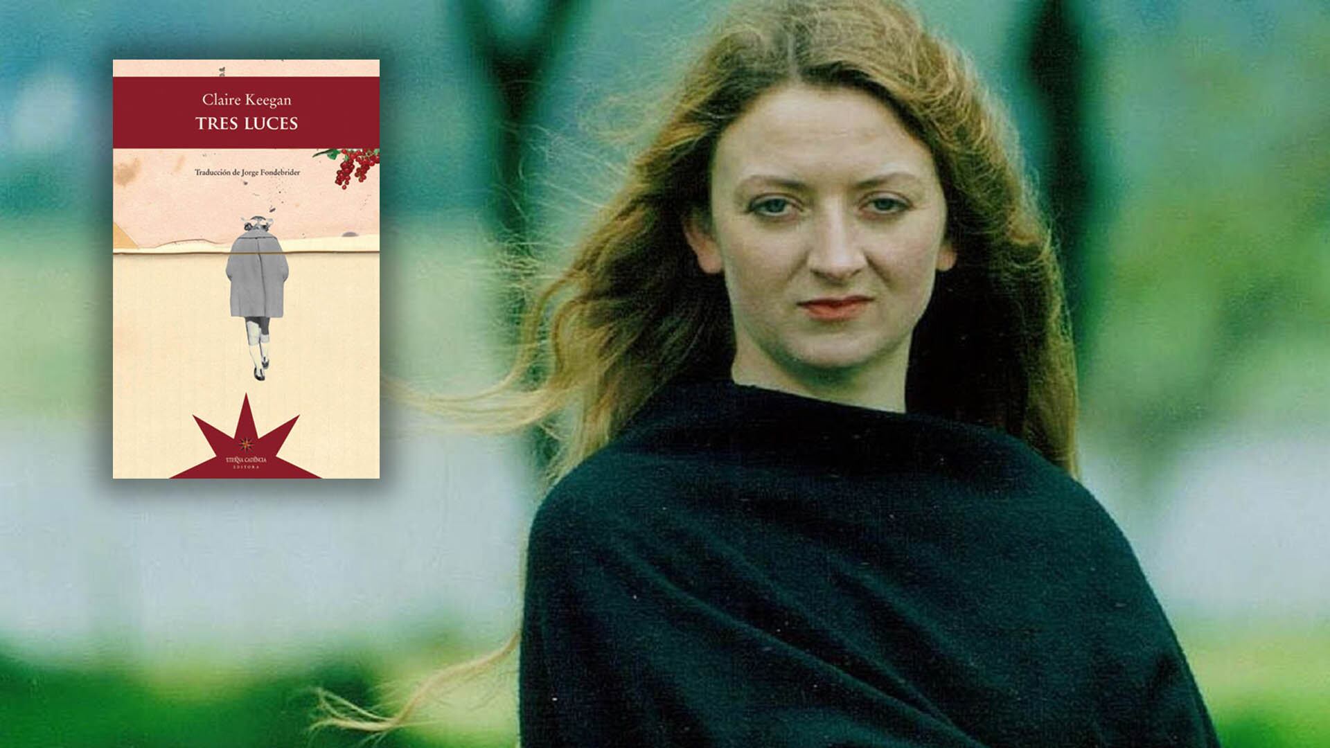 La escritora irlandesa Claire Keegan y su novela