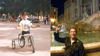 Durante los triatlones en la