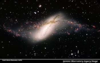 Una de las doce galaxias