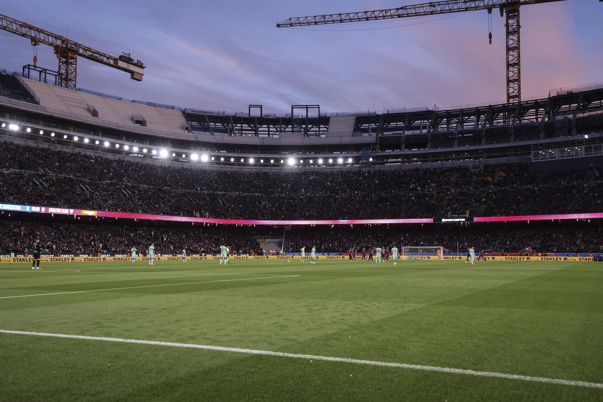 Inspección de Trabajo multa con 1,1 millones a una subcontrata de las obras del Spotify Camp Nou