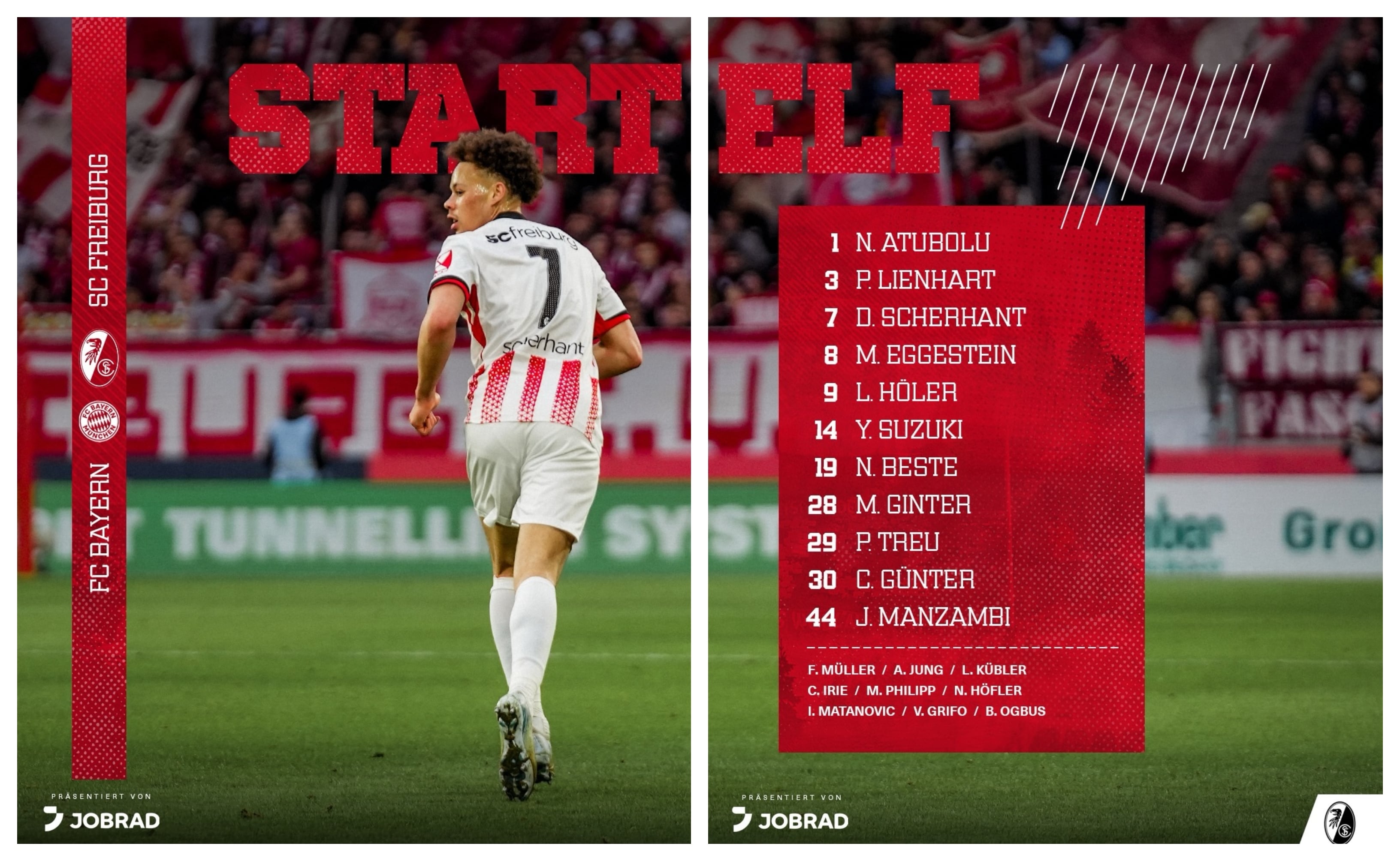 Assim ficará a tabela local-crédito@scfreiburg/Instagram