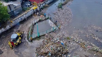 Presa El Ángulo Cuautitlán Izcalli Edomex retiro de basura