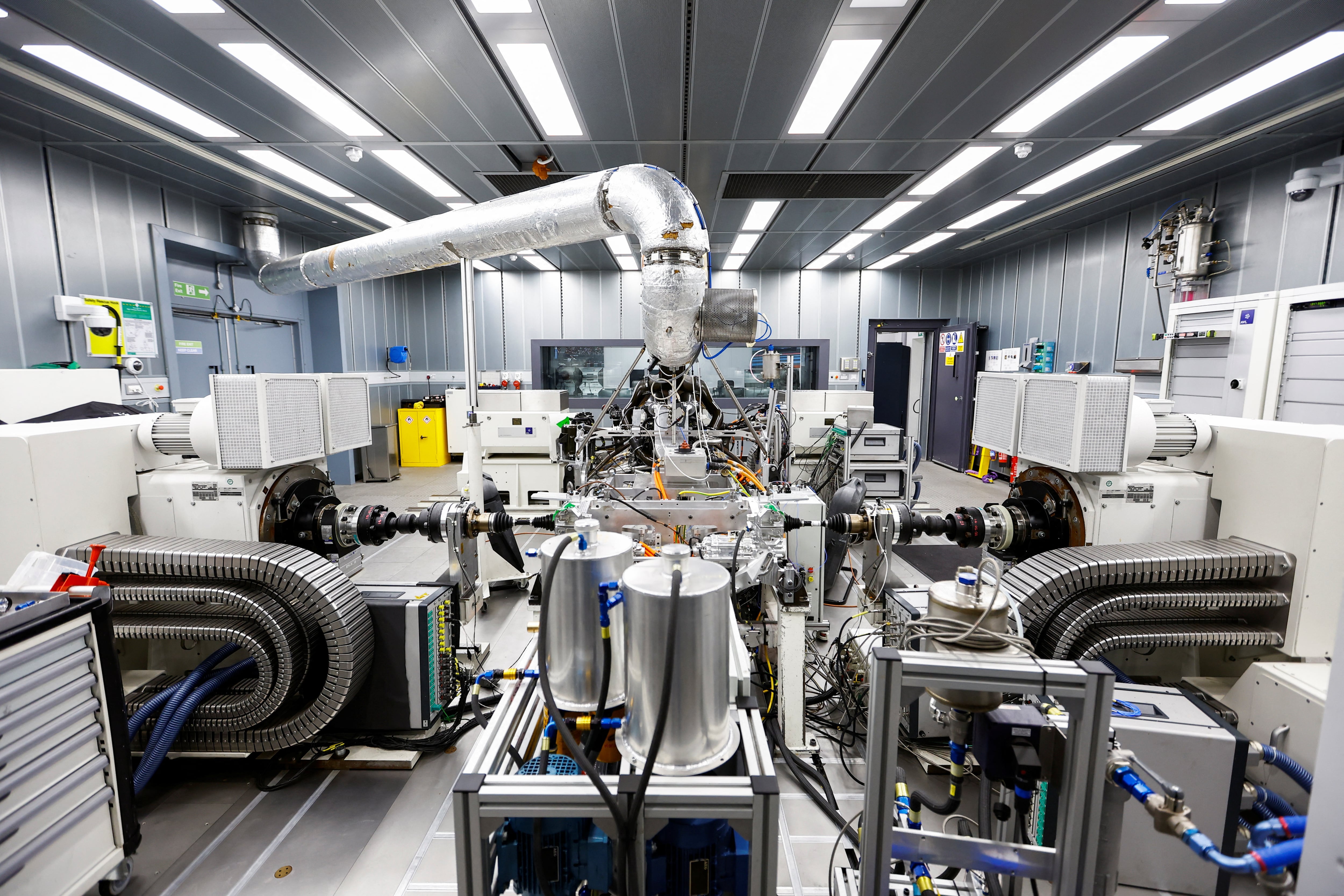 La planta de motores de Mercedes. La foto es de 2023, pero sirve para ilustrar la base de los