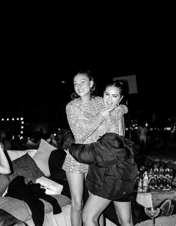 (Fotos Instagram: @selenagomez // @huntermoreno)