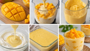 Cómo hacer mango con crema y leche condensada: receta dulce y refrescante