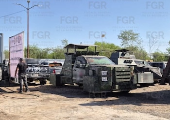 Este año ya van más de 50 unidades decomidsadas y destruidas, su costo ronadría hasta los dos millones Foto: FGR