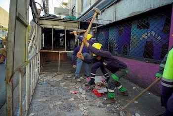 Se recolectaron alrededor de 3,000 toneladas de escombros, ripio y material voluminoso durante el operativo de limpieza urbana. (Foto: Alcaldía de San Salvador Centro)